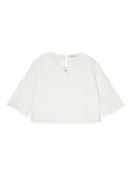TWINSET Kids floral-lace blouse - White