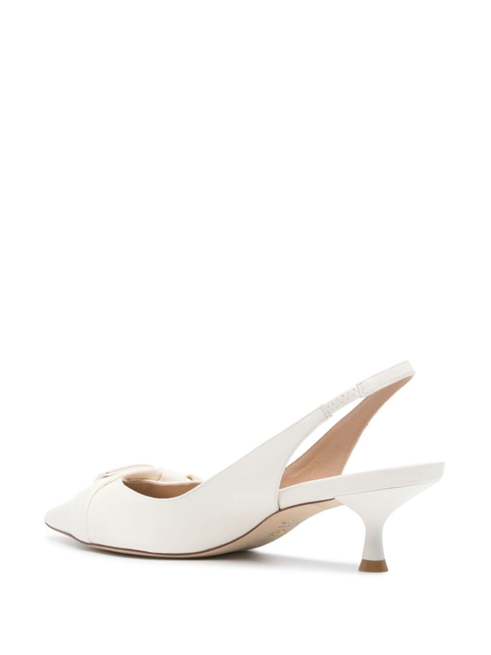 Shop Stuart Weitzman Sofia 50mm Pumps In White