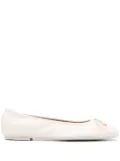 Stuart Weitzman Bardot ballerina shoes - Neutrals