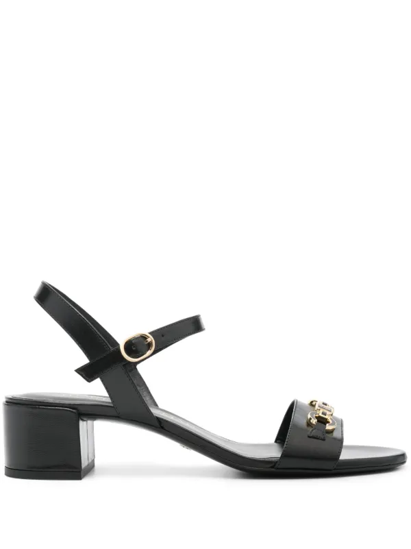 サンダル・ミュール Stuart Weitzman SANDAL (SJ981 BLK) STUART WEITZMAN Miami leather sandals | THE OUTNET