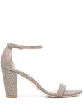 Stuart Weitzman 90mm Nearlynude sandals - Gold