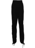 Jean Paul Gaultier lace-up wool trousers - Black
