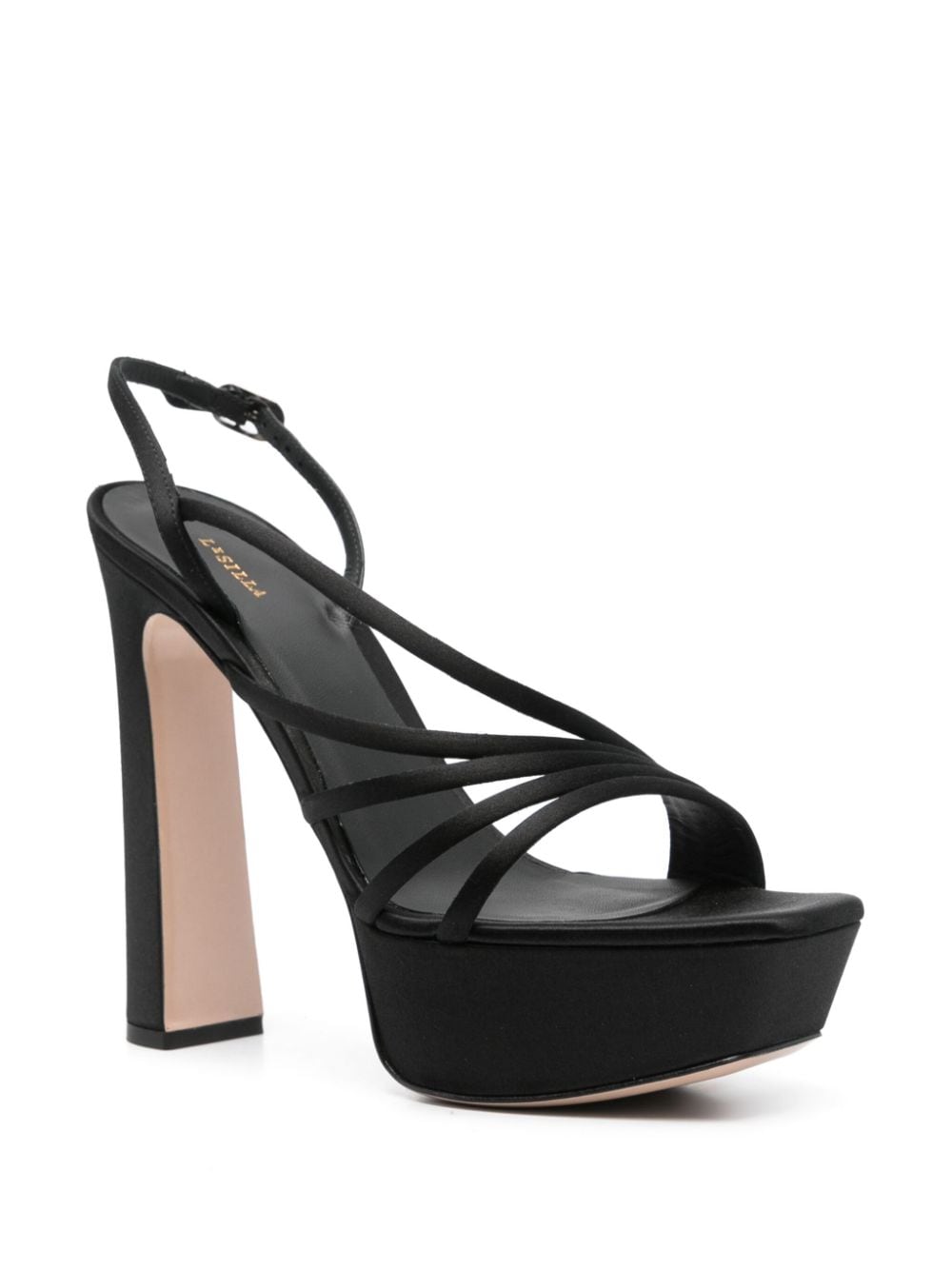 Shop Le Silla Scarlet 140mm Platform-sole Sandals In Black