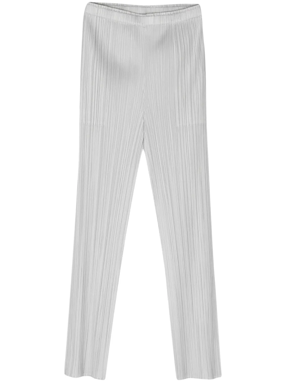 Issey Miyake Mc March Pleated Trousers In Grey