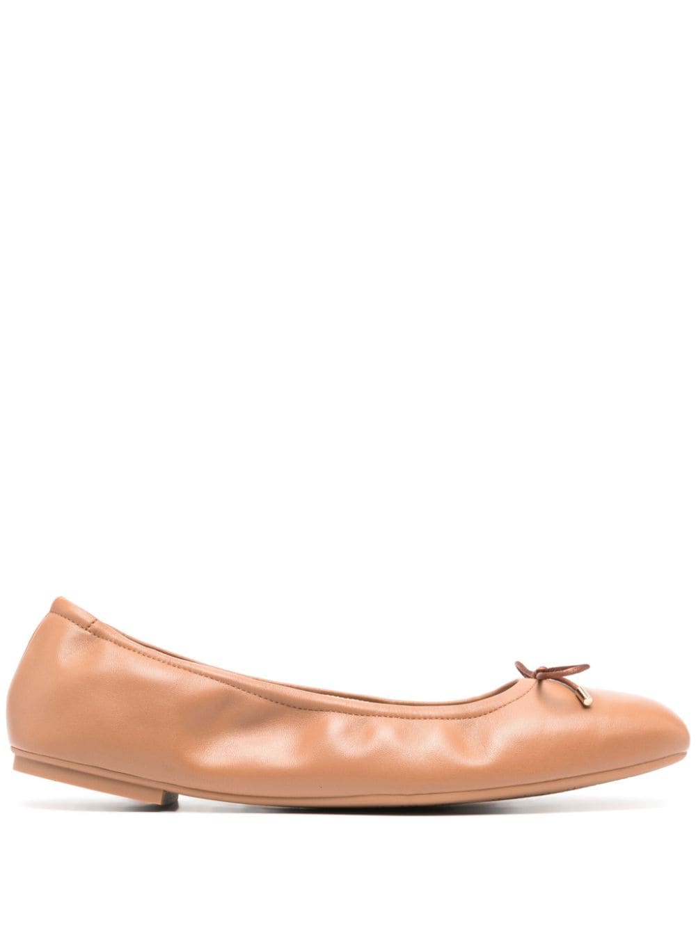 Shop Stuart Weitzman Bardot Ballerina Shoes In Brown