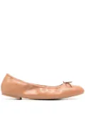 Stuart Weitzman Bardot ballerina shoes - Brown