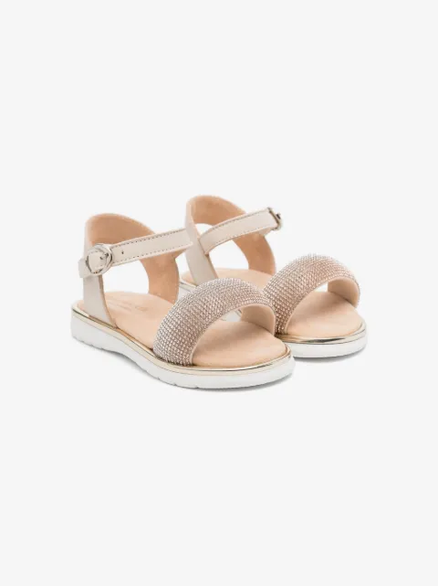 BabyWalker sandaler med krystaludsmykning