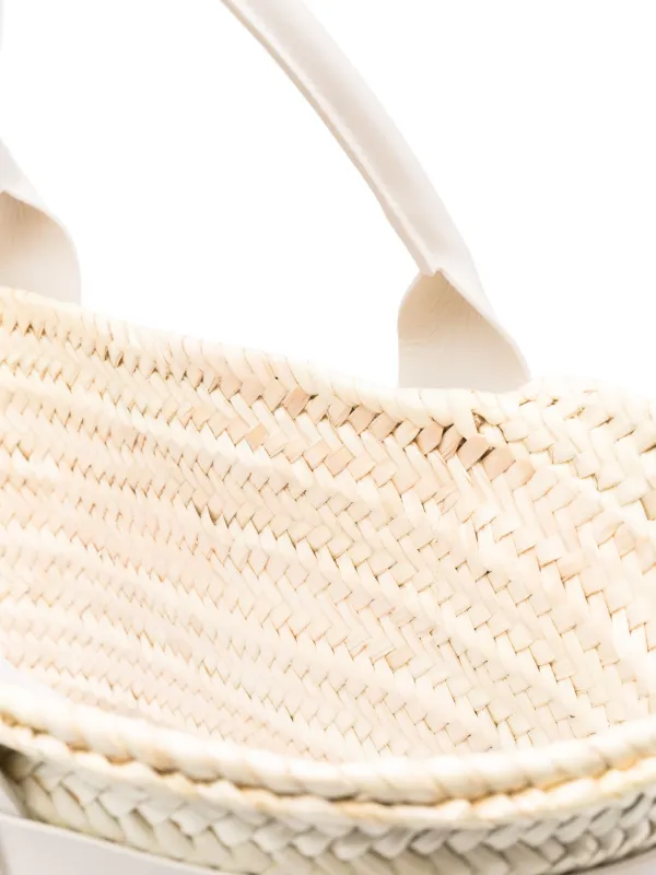 新作！【Demellier】The Maxi Santorini かごバッグ DeMellier The Maxi Santorini Beach Bag | Neutrals | FARFETCH