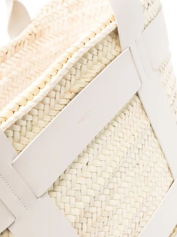 新作！【Demellier】The Maxi Santorini かごバッグ DeMellier The Maxi Santorini Beach Bag | Neutrals | FARFETCH