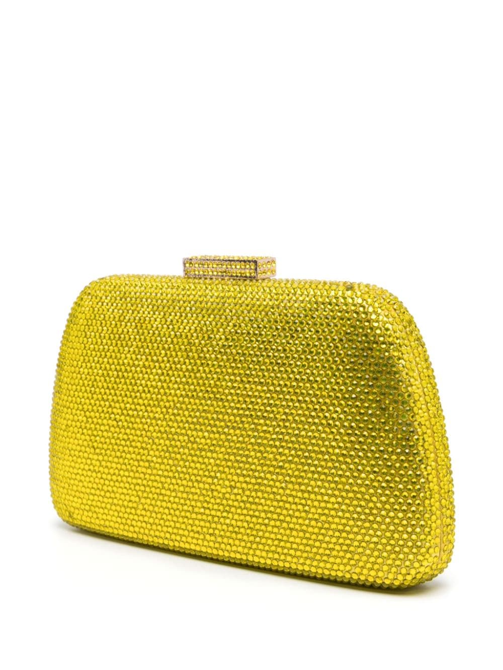Shop Serpui Josephine Crystal-embellished Mini Bag In Yellow