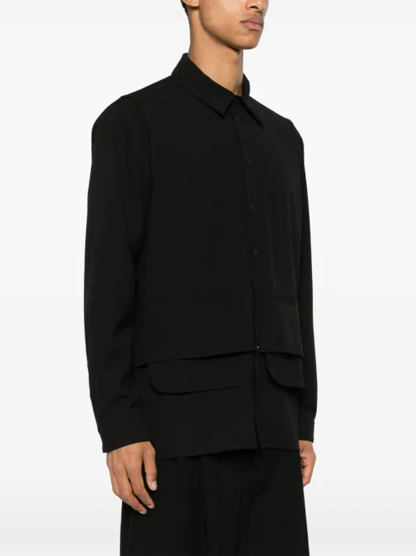 Henrik Vibskov Ants Layered Shirt | Black | FARFETCH