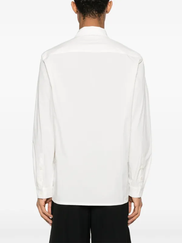 Henrik Vibskov Ants Poplin Layered Shirt | White | FARFETCH JO