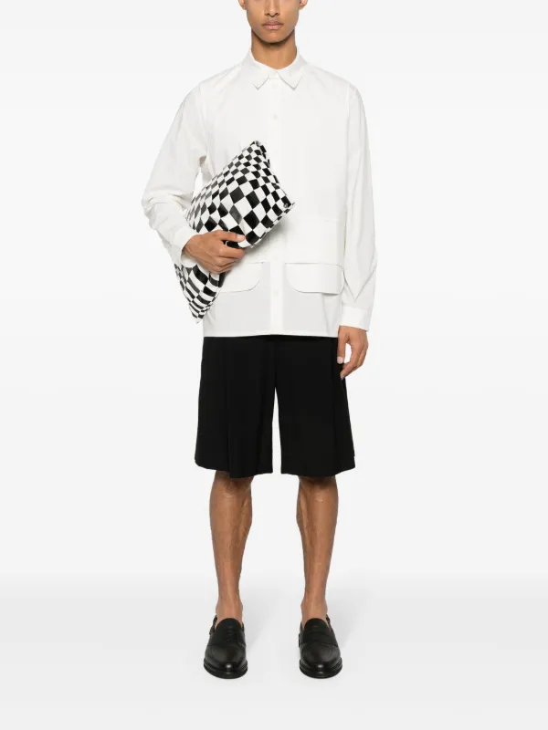 Henrik Vibskov Ants Poplin Layered Shirt | White | FARFETCH JO