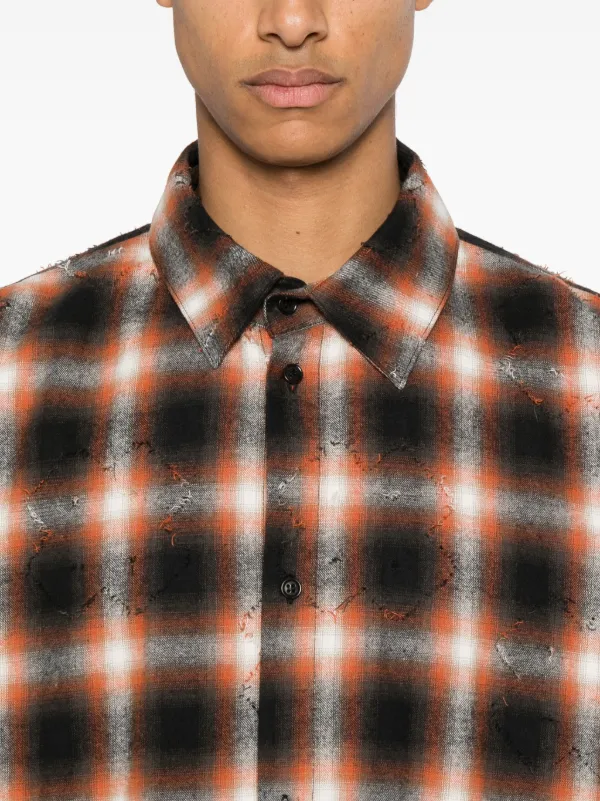 Henrik Vibskov チェック シャツ | ブラック | FARFETCH JP