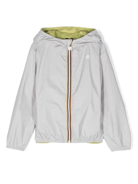 K Way Kids impermeable con capucha y logo estampado