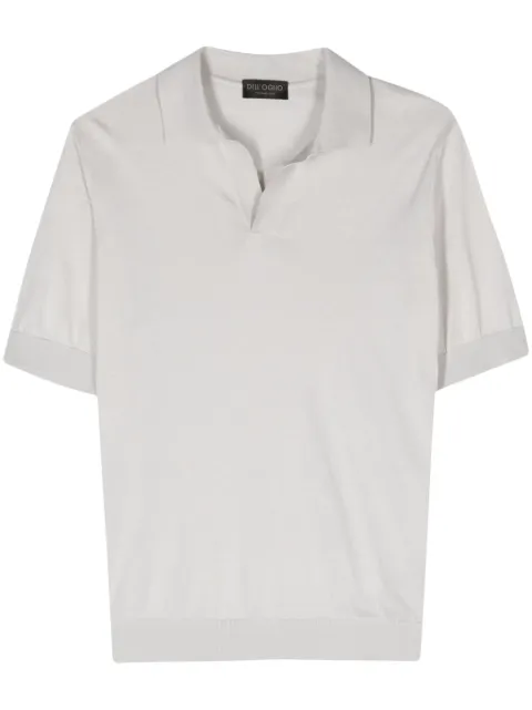 Dell'oglio Poloshirt mit offenem Kragen