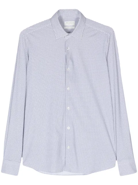 Dell'oglio geometric-print long-sleeve shirt