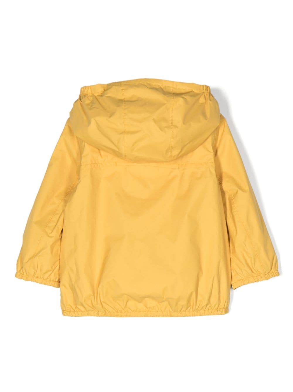 Shop K-way Jake Reversible Hooded Jacket In Yellow