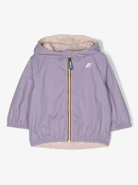 K Way Kids Jake reversible hooded jacket