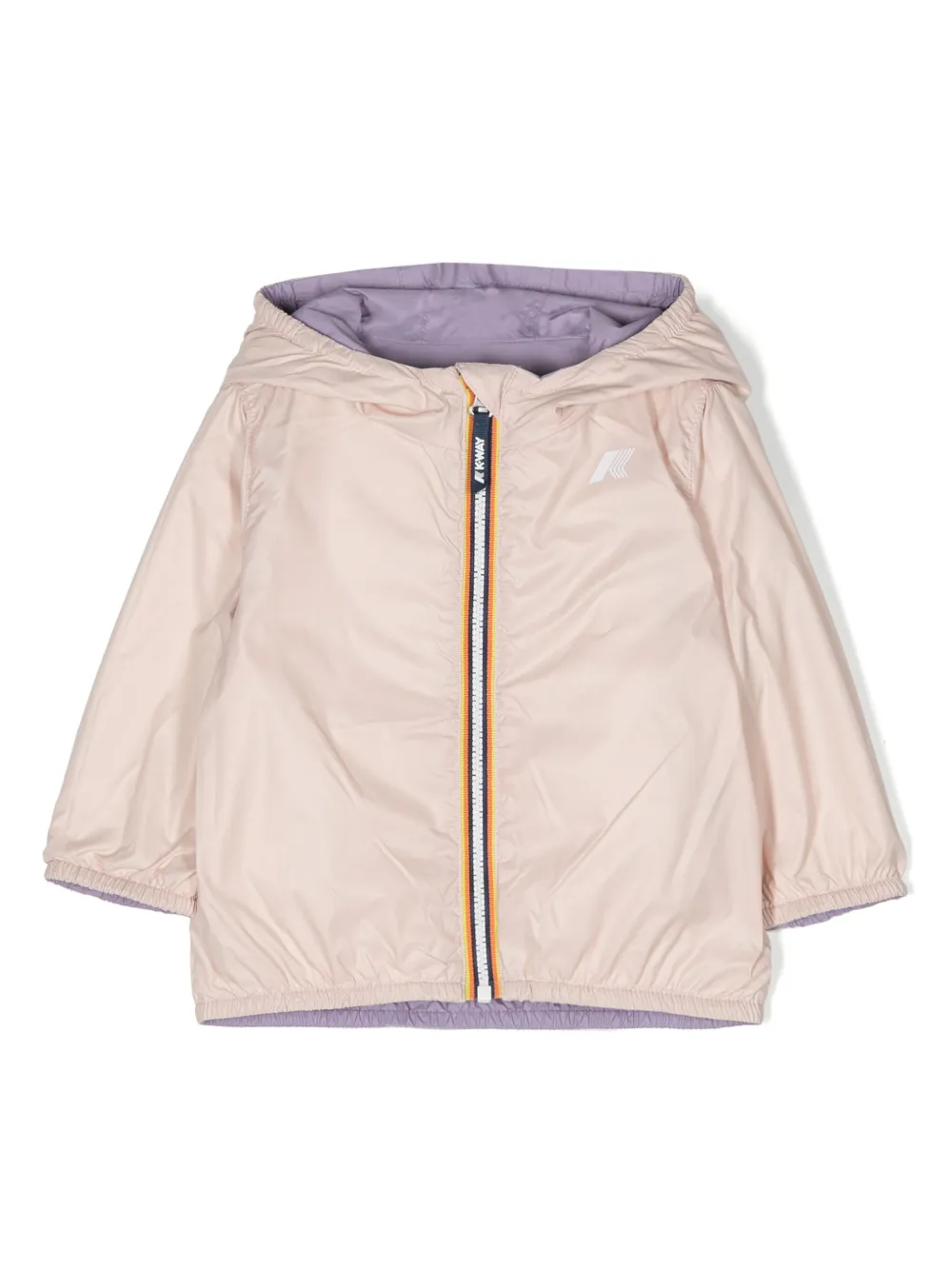 K-way Jake Reversible Hooded Jacket In Purple