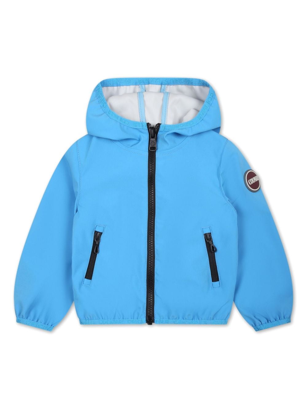 Shop Colmar Logo-badge Hooded Jacket In Blue