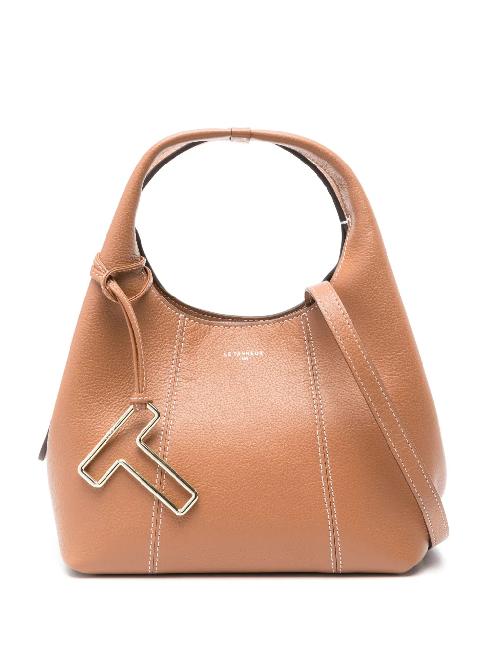 Le Tanneur Small Juliette Tote Bag In Brown