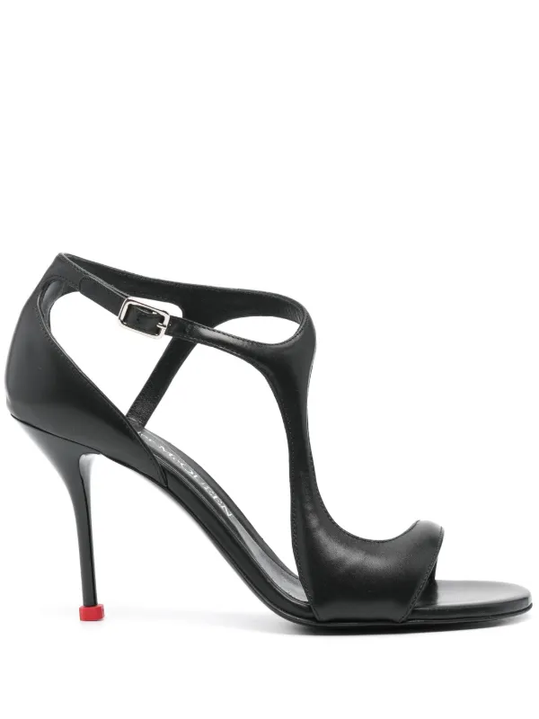 【関税込み】Harness Sandals - Alexander McQueen - Leather - Harness Pumps - Alexander McQueen - Leather - Black