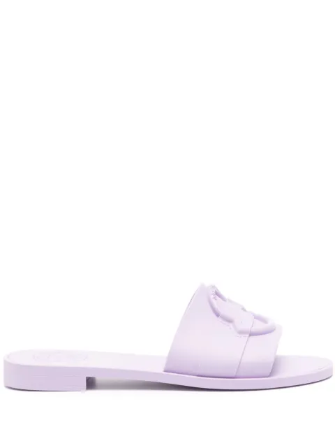 Moncler Mon logo-embossed slides