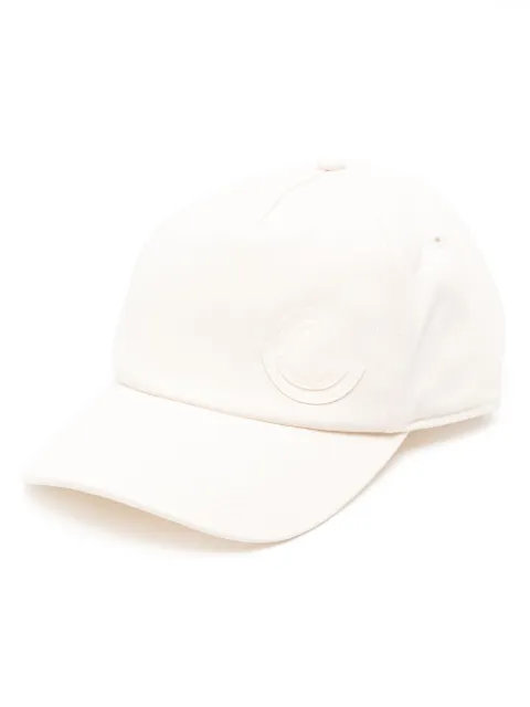 Moncler gorra con aplique del logo