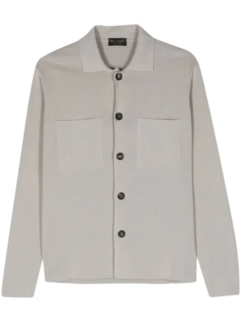 Dell'oglio cardigan en laine à col pointu