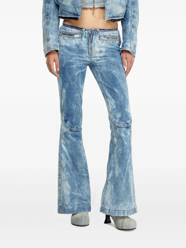 【直営・関税送料込】Flared jeans cotton KanCan-Medium-Wash-High-Rise-