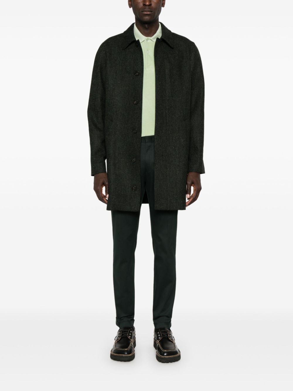 Paul Smith slim-fit chino trousers - Groen