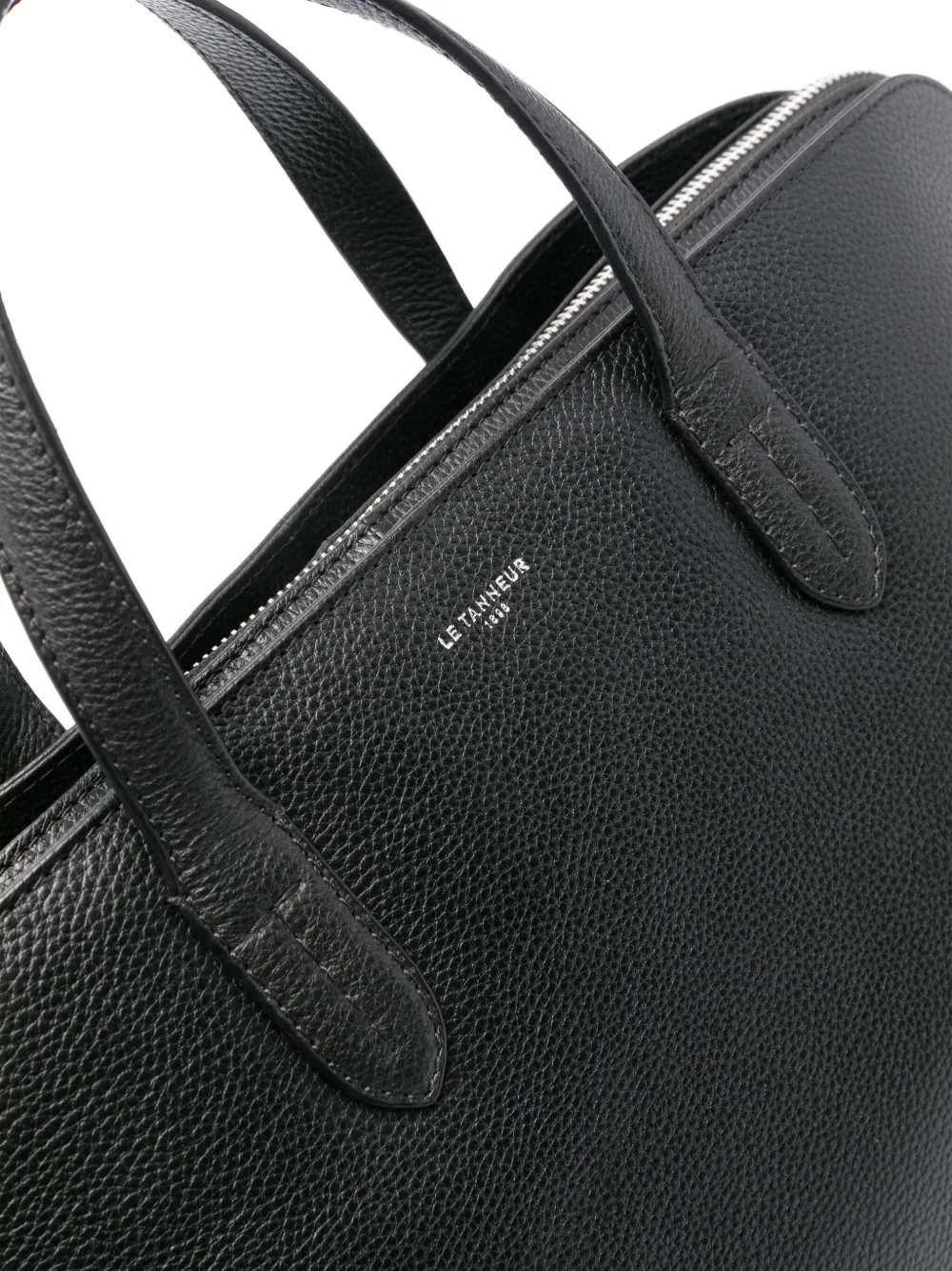 Le Tanneur 1 Gusset Sophie Briefcase In Black