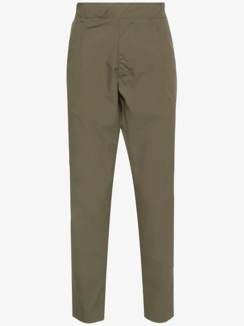 Low Brand poplin pleated tapered trousers