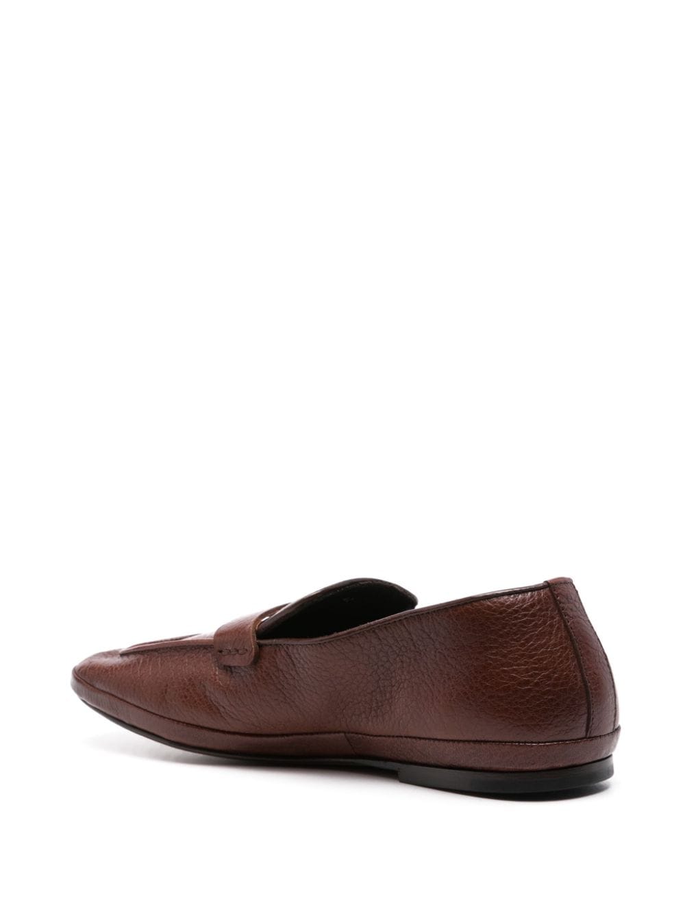 Shop Henderson Baracco Ernest Leather Loafers In Brown