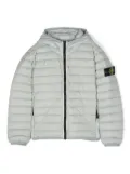 Stone Island Junior Compass-badge padded jacket - Green