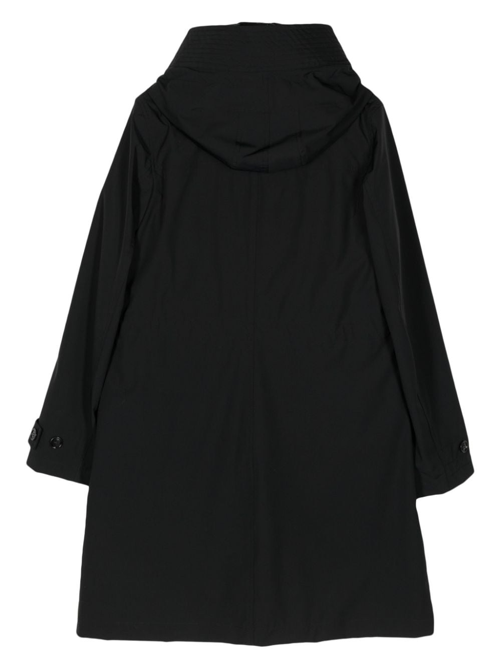 Shop Woolrich Galena Hooded Parka Coat In Black