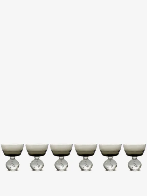 Serax x Bela Silva Eternal Snow medium stemmed glass (set of six)