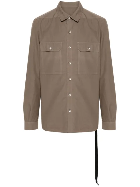 Rick Owens DRKSHDW camisa de popelina