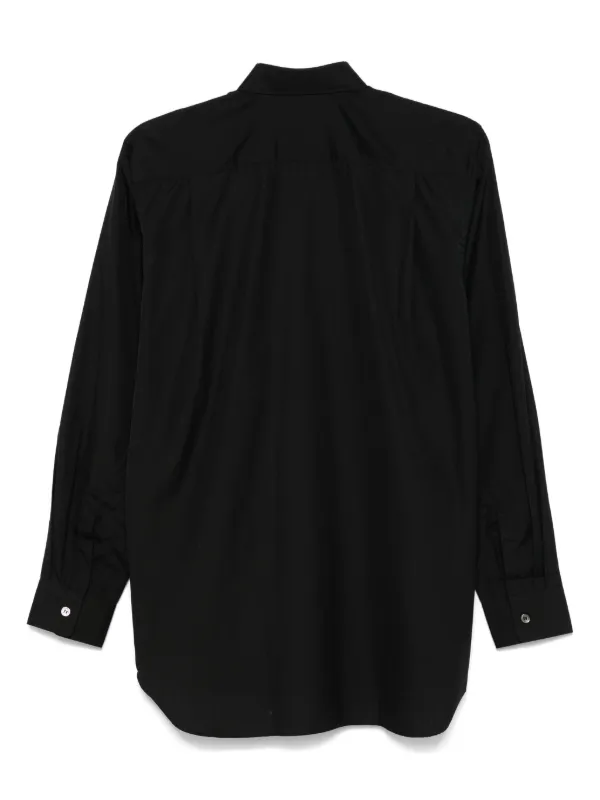 comme des garçons shirt ハートパッチシャツ M Comme Des Garçons Play ハートパッチ シャツ | ブラック