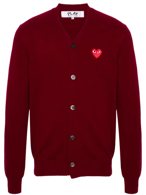 Comme Des Garçons Play V-neck wool cardigan