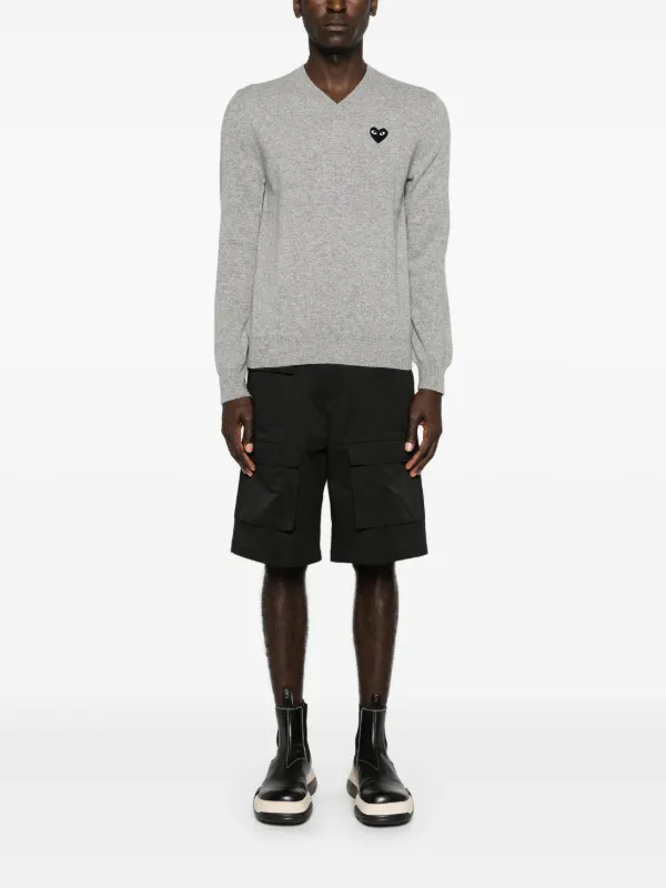 Comme Des Garçons Play メランジ セーター | グレー | FARFETCH JP