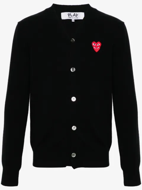 Comme Des Garçons Play Cardigan mit Herz-Patch