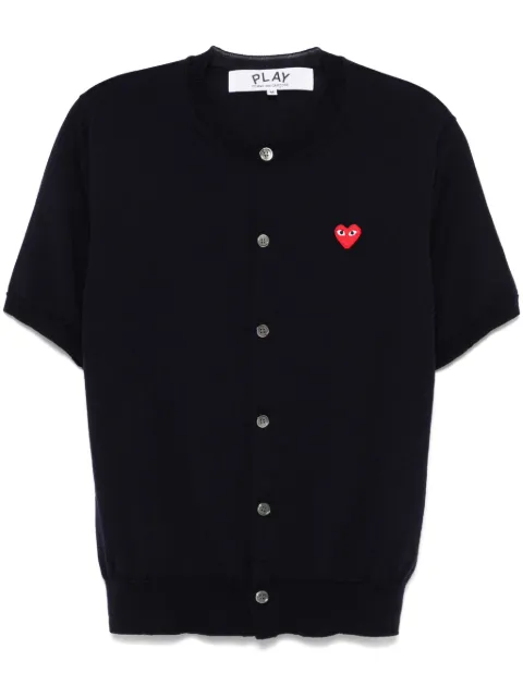 Comme Des Garçons Play heart-patch cardigan