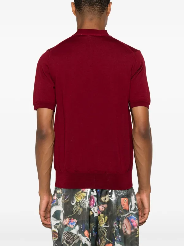 Comme Des Garçons Play Vネック カーディガン | レッド | FARFETCH JP