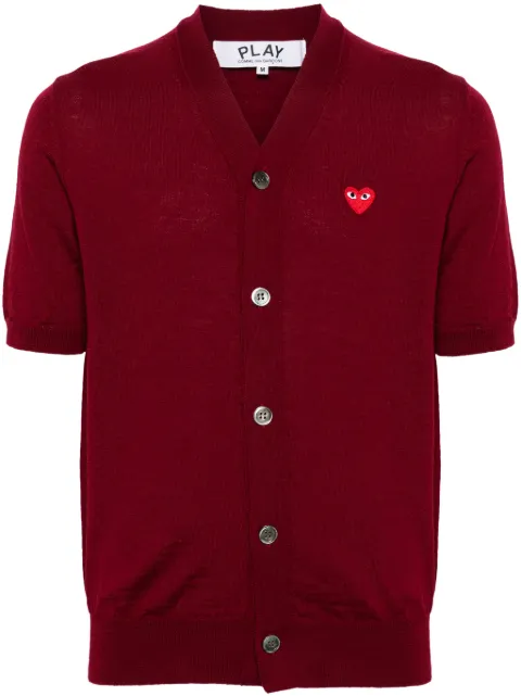 Comme Des Garçons Play V-neck wool cardigan 