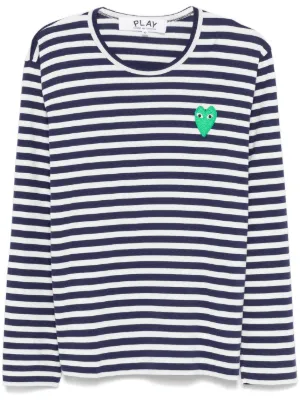 Comme Des Garçons Play ポルカドット Tシャツ | ブルー | FARFETCH JP