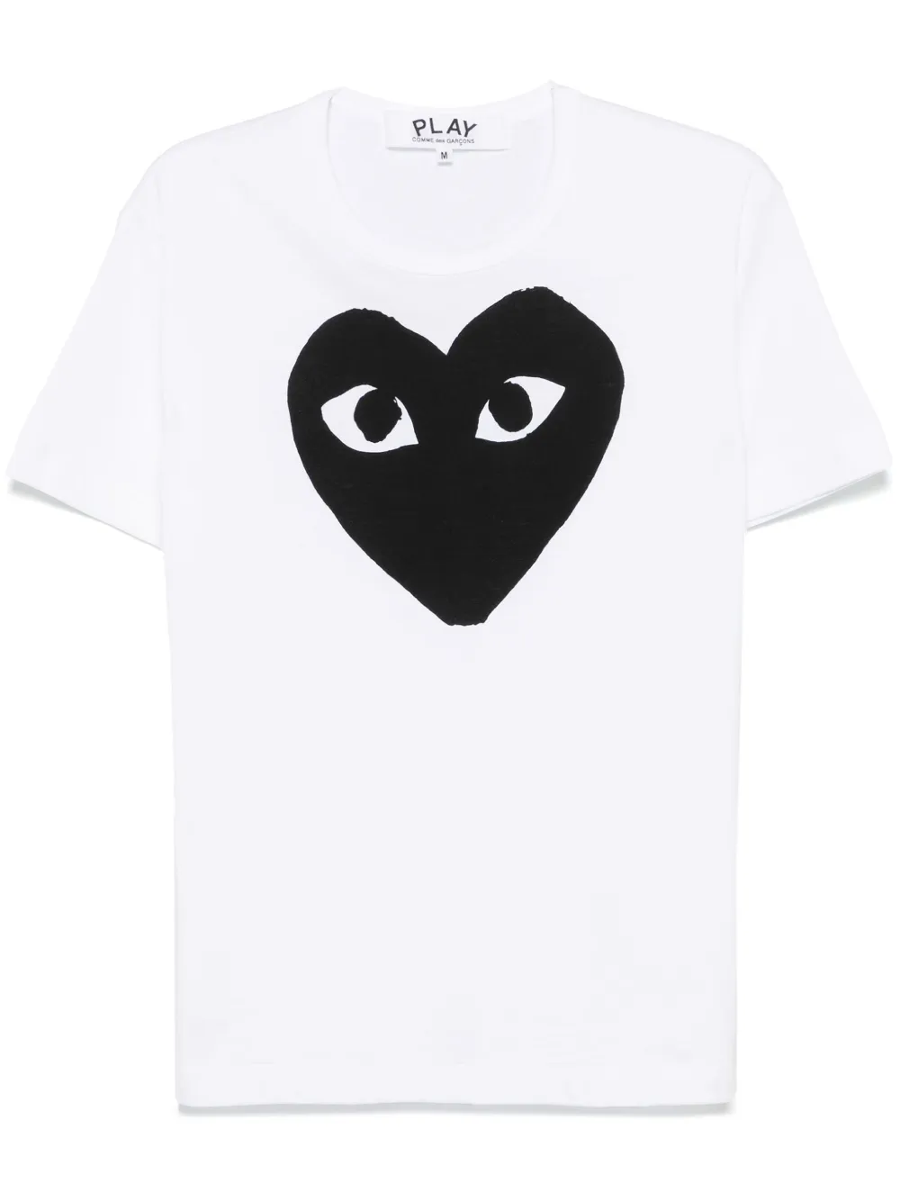 heart-print T-shirt