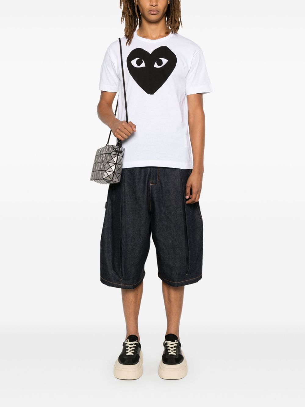 Comme Des Garçons Play T-shirt met print - Wit