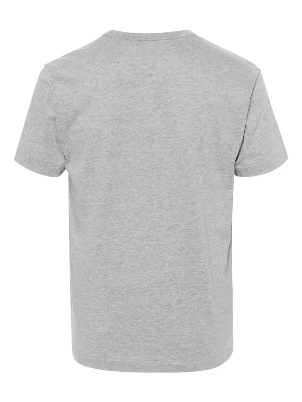 Comme Des Garçons Play Play heart-emblem T-shirt | Grey | FARFETCH